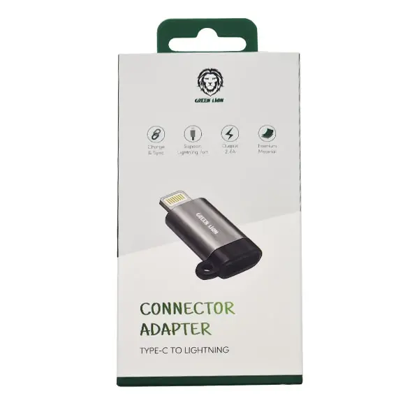 مبدل USB-C به لایتنینگ گرین لاین مدل GNLTOCACGY